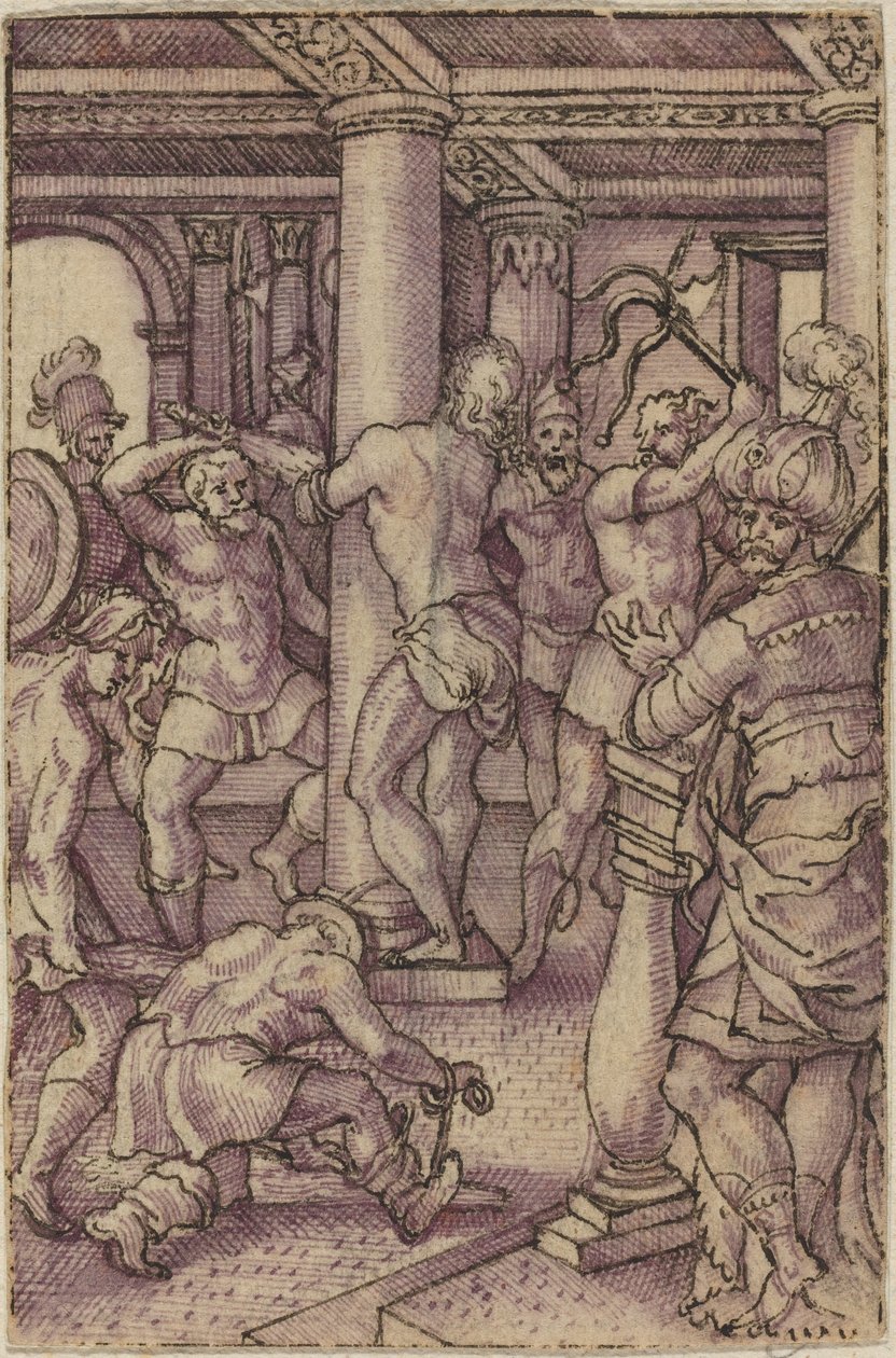 Cristo alla colonna da Virgil Solis