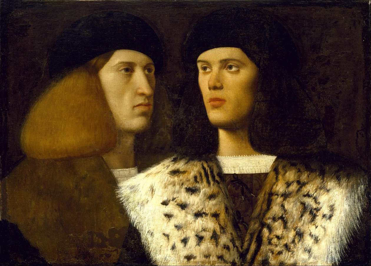 Ritratto di due giovani uomini da Vittore Belliniano