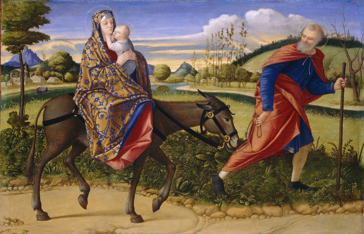 Fuga in Egitto da Vittore Carpaccio