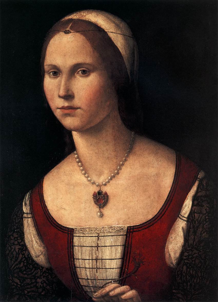 Ritratto di una giovane donna da Vittore Carpaccio