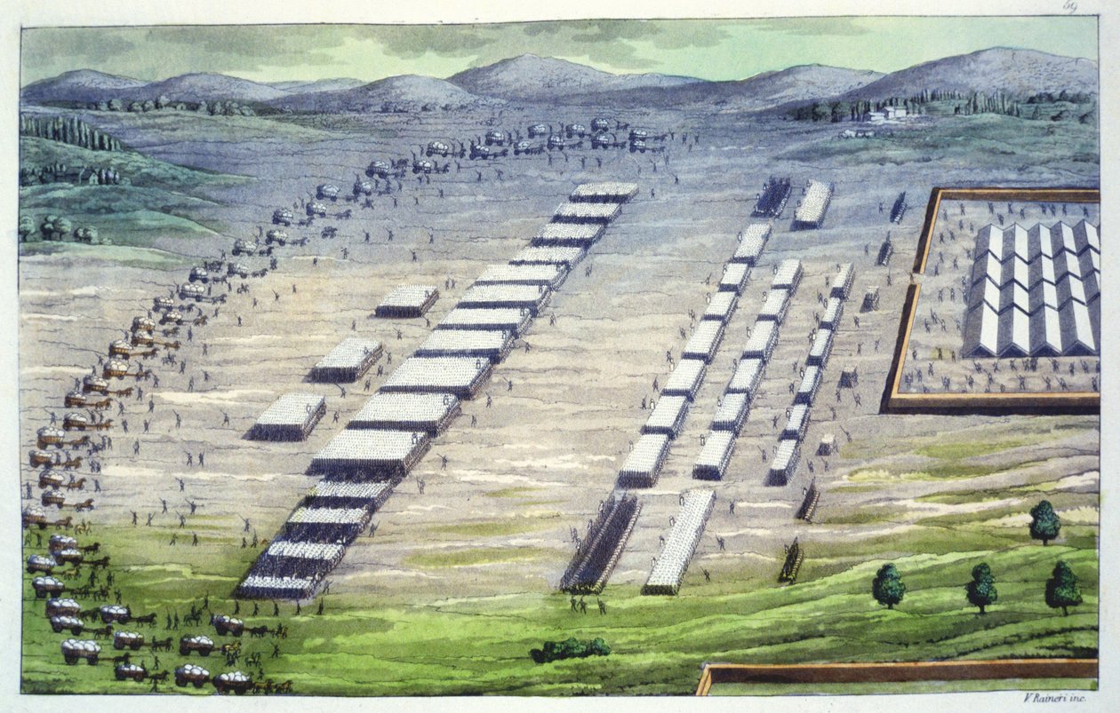 Campo romano nella Germania celtica, come descritto da Tacito, da 