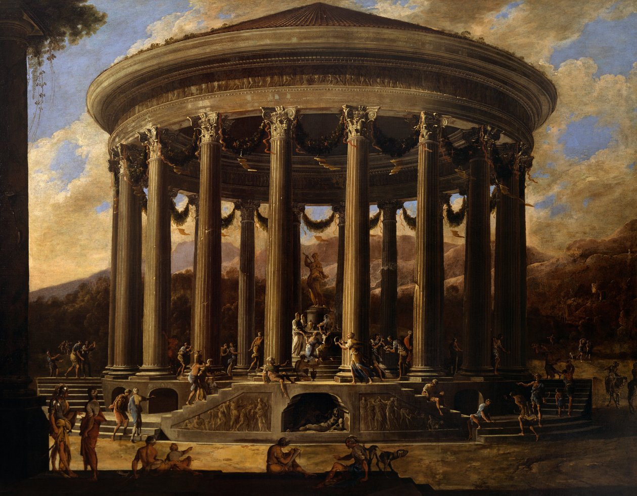 Veduta del tempio da Viviano Codazzi