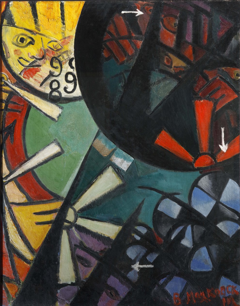 Chemin de fer Roulette, 1915 da Vladimir Vladimirovich Mayakovsky