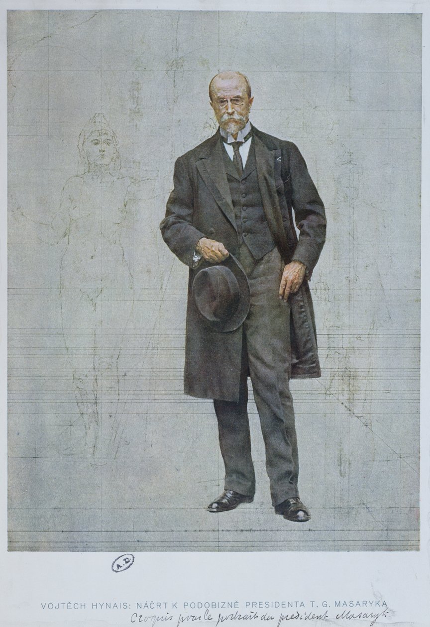 Thomas Garrigue Masaryk (1850-1937) da Vojtech Hynais