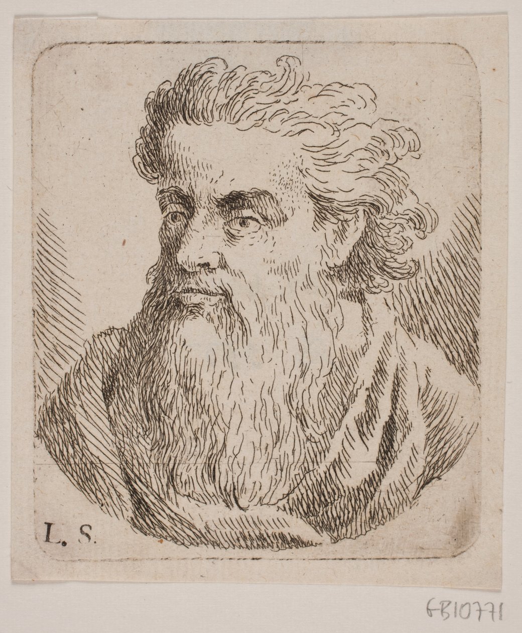 Ritratto di un uomo da W.A. Müller