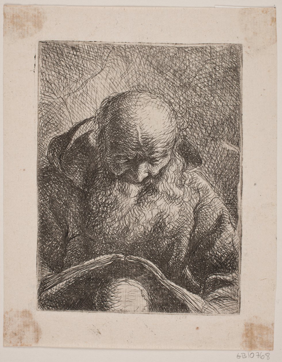 Vecchio che legge da W.A. Müller