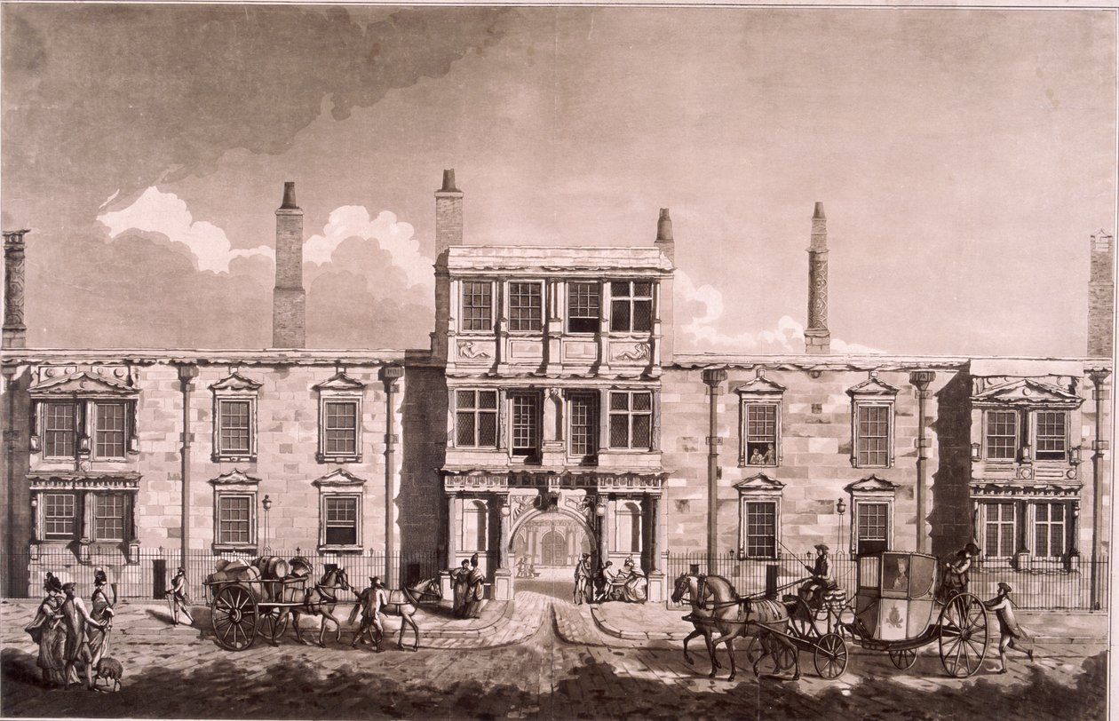 Somerset House, Londra, 1777 da WG Moss