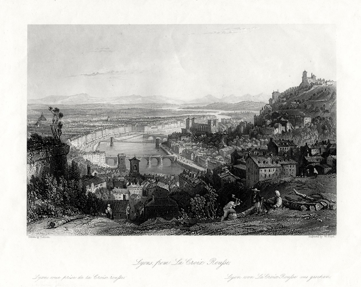 Lione, Francia, 1875 da W Floyd