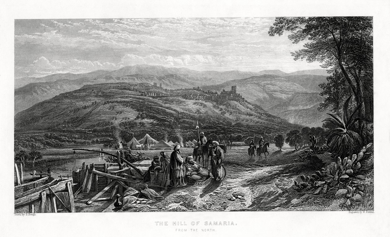La collina di Samaria, 1887 da W. Forrest