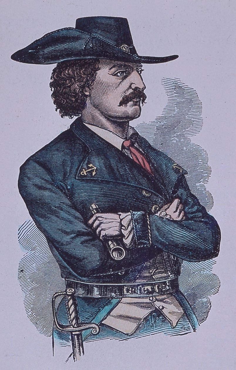 Jean Lafitte (incisione colorata) da John Ward Dunsmore