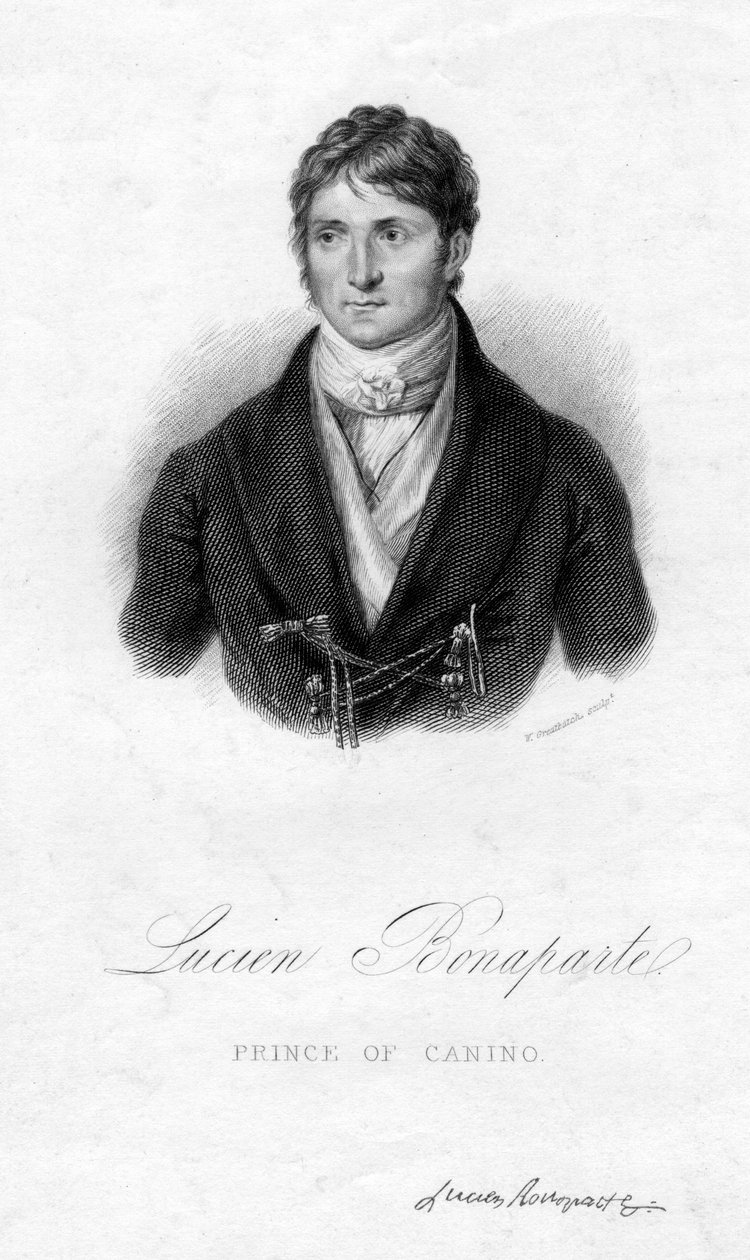 Lucien Bonaparte, Principe di Canino, XIX secolo da W. Greatbatch