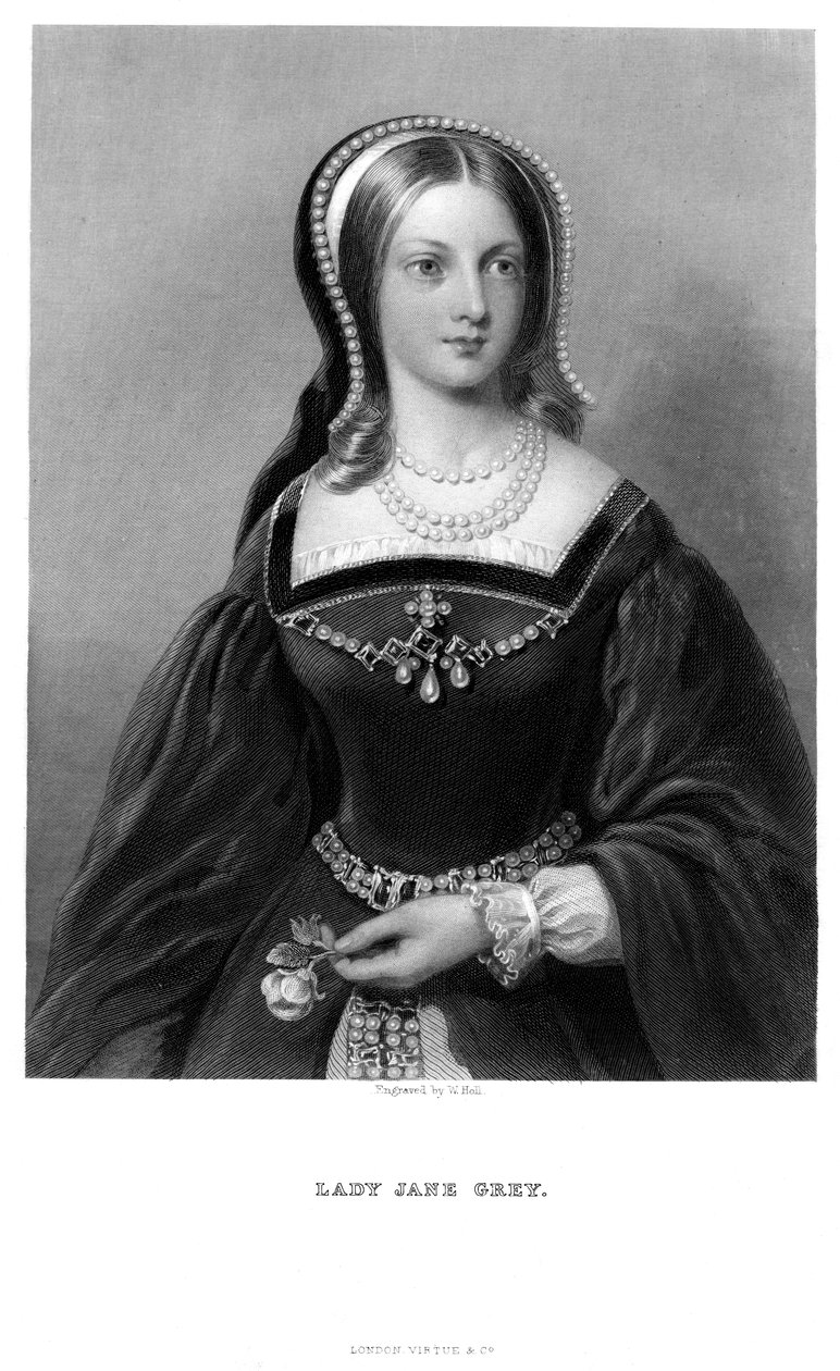 Lady Jane Grey 1537-1554, XIX secolo da W. Holl