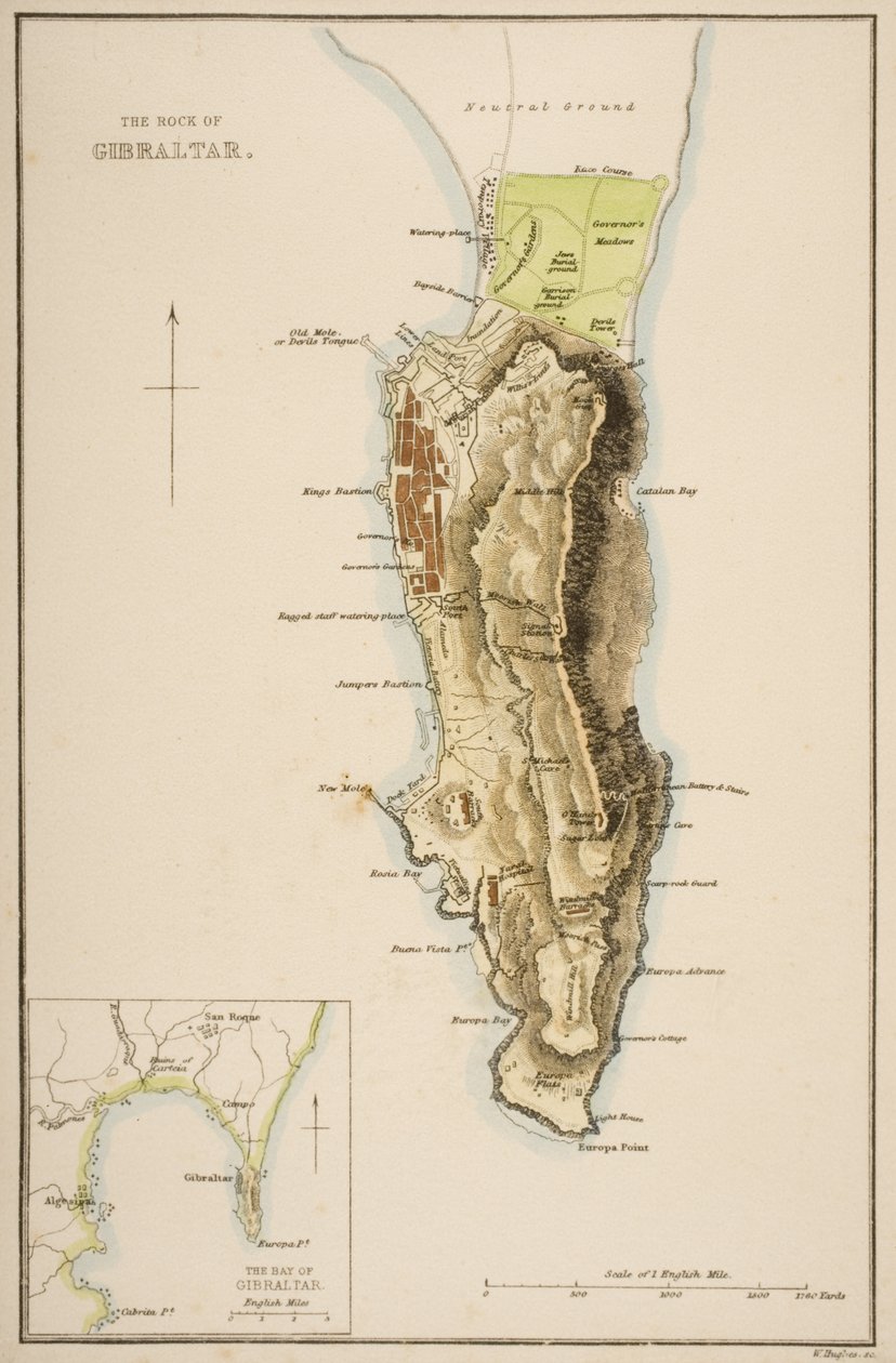 La Rocca di Gibilterra da W Hughes