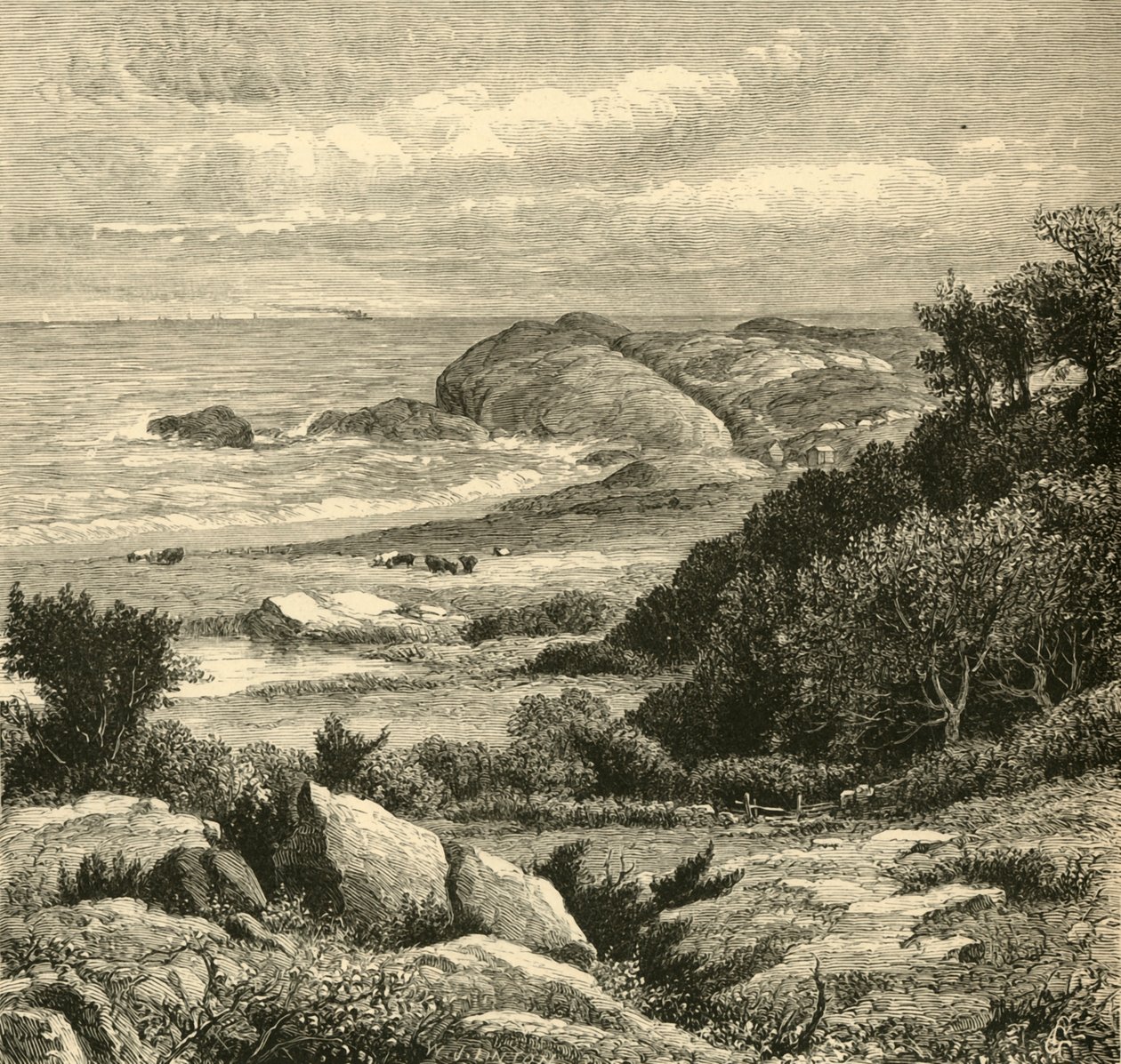 Vista lontana del Purgatorio, 1872 da W. J. Linton