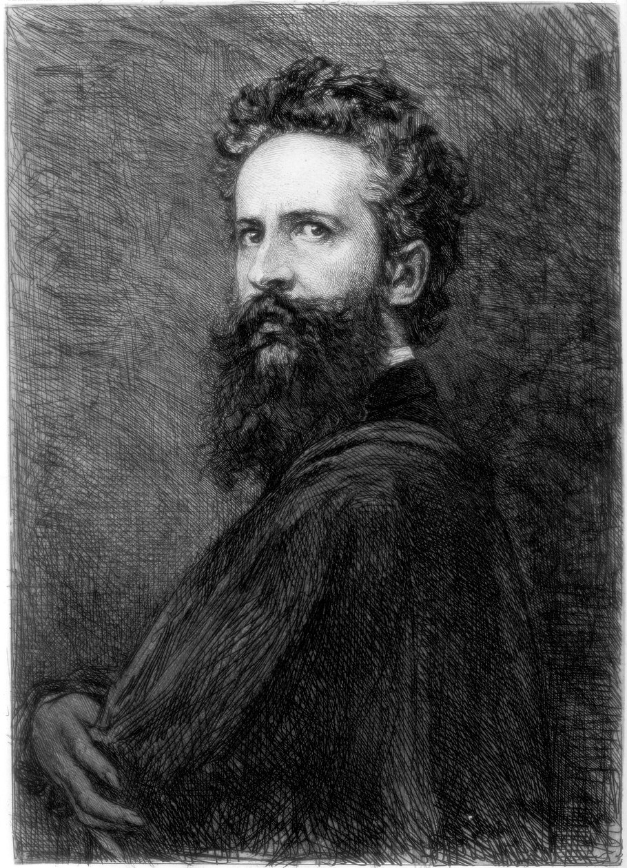Hans Makart, artista austriaco, c1880-1882 da W. Unger