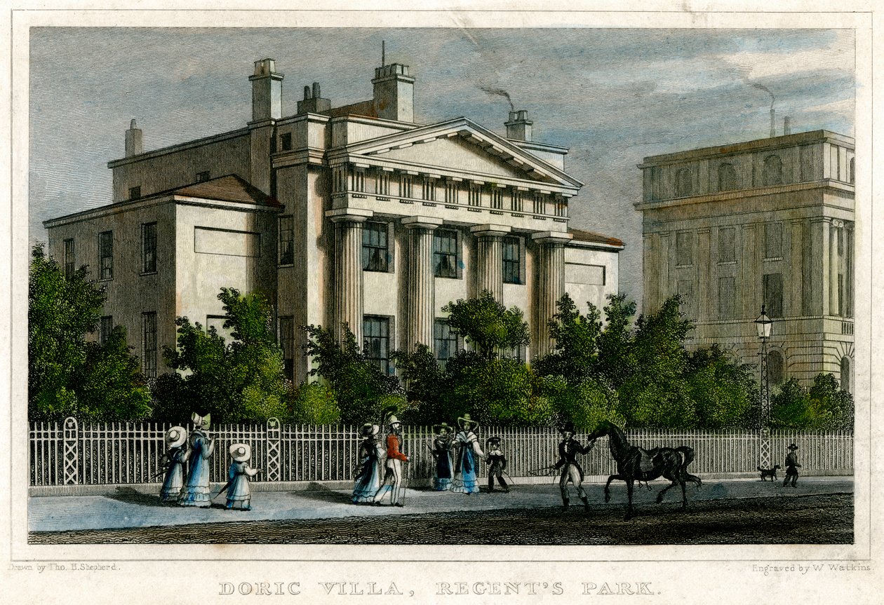 Villa dorica, Regent