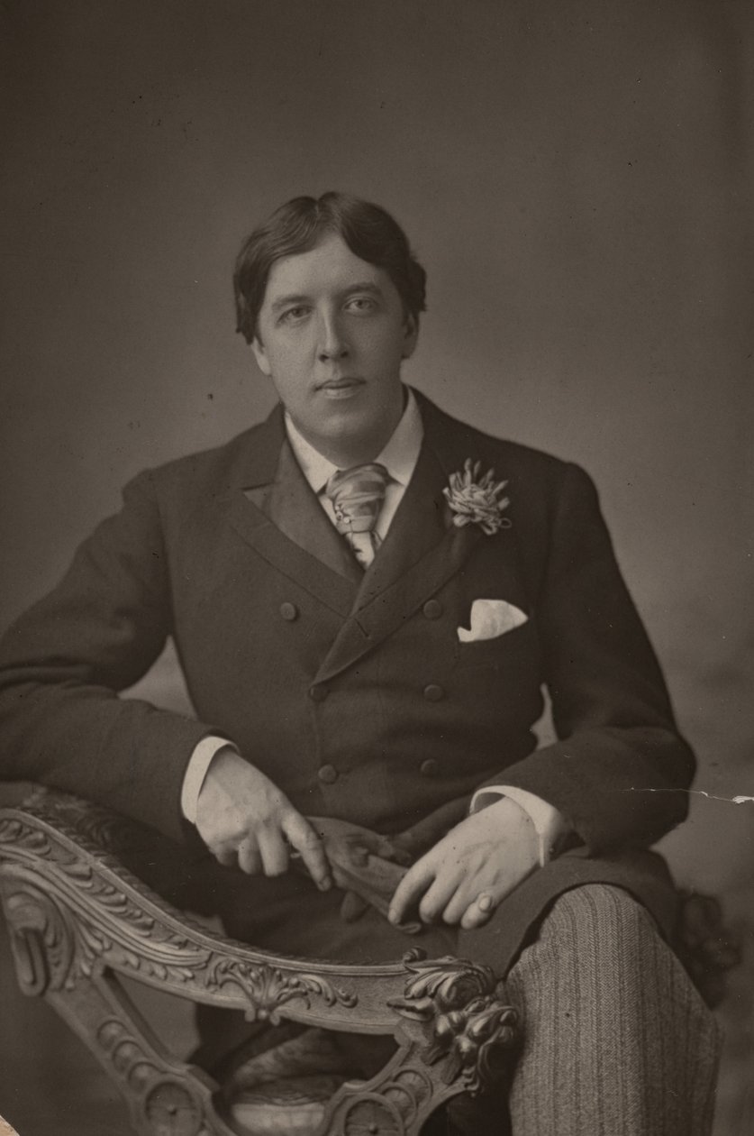 Ritratto di Oscar Wilde da W. and D. Downey