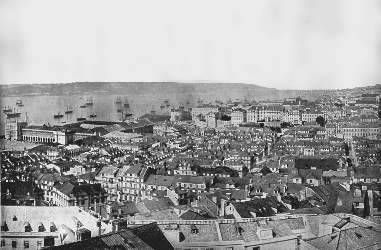 Lisbona, Portogallo, 1895 da W and S Ltd