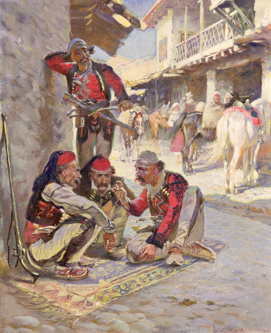 Gioco dei dadi, 1892 da Waclaw Pawliszak
