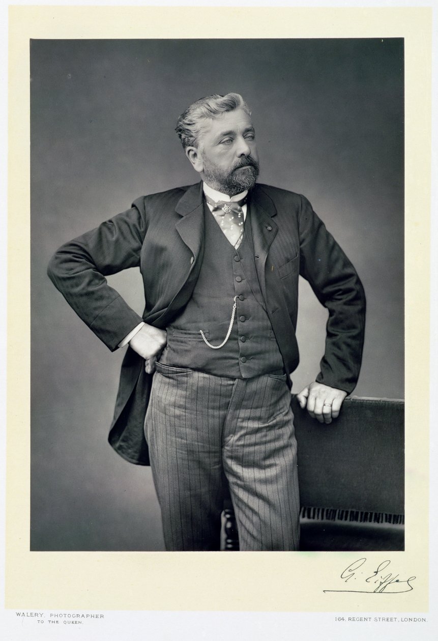 Alexandre Gustave Eiffel, ingegnere francese, fine XIX secolo da Walery
