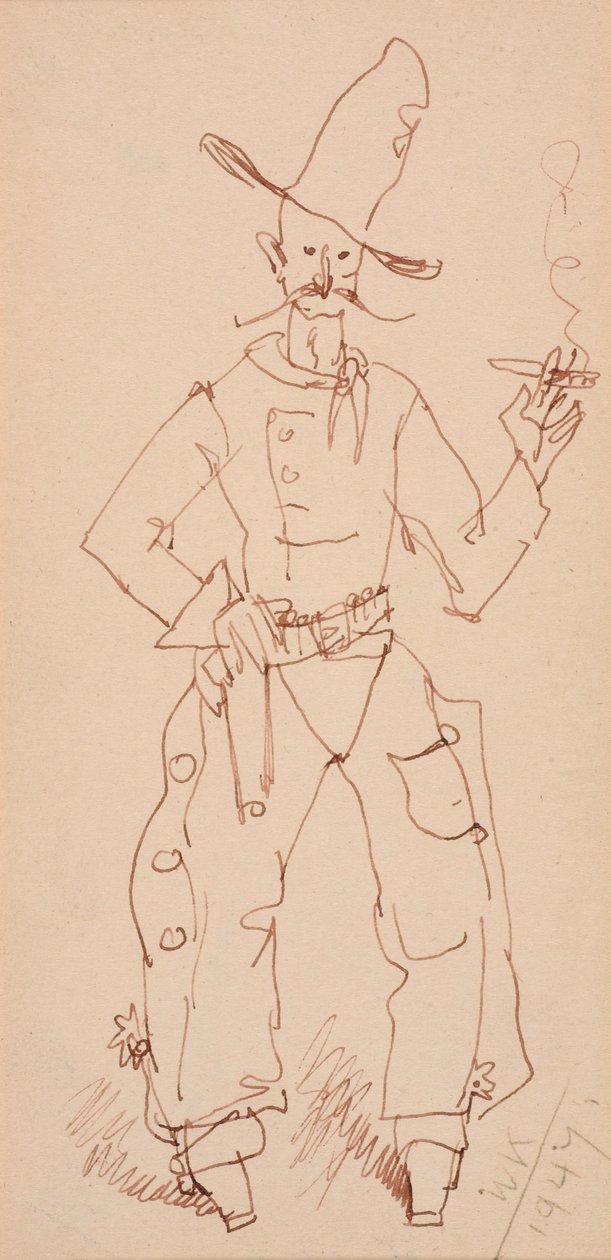 Il fumo del cowboy da Walt Kuhn