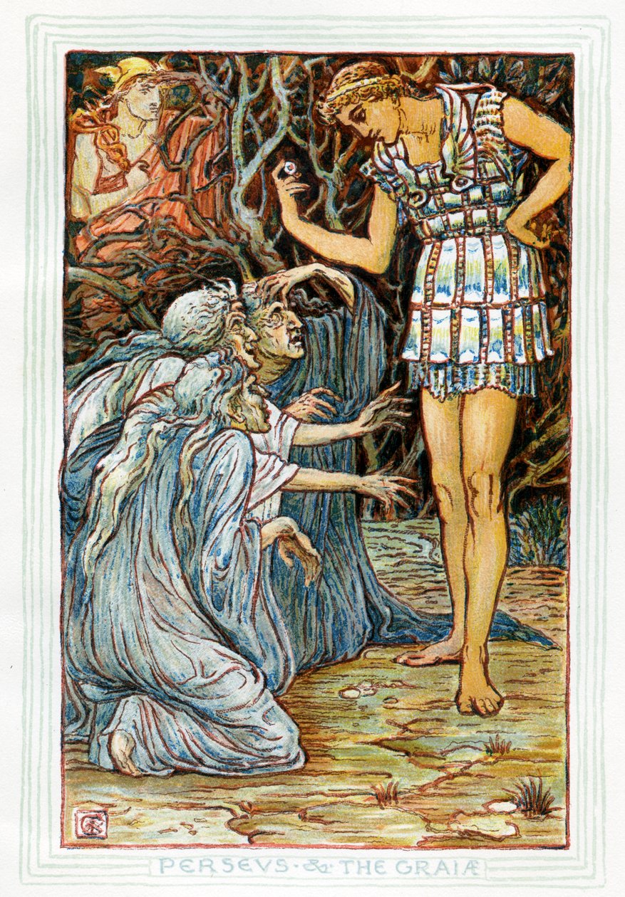 Perseo e le Graie da Walter Crane
