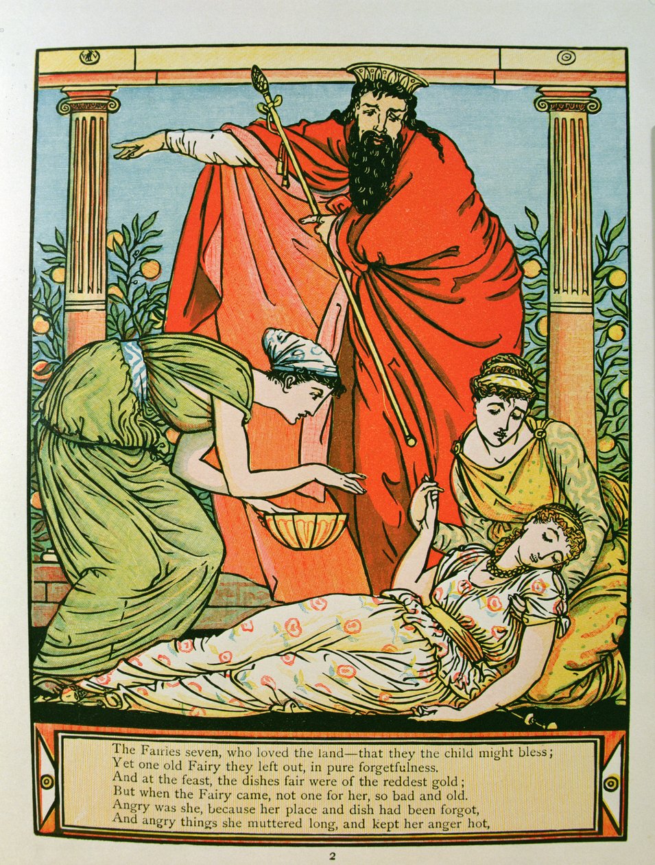 La principessa si addormenta, illustrazione per 
