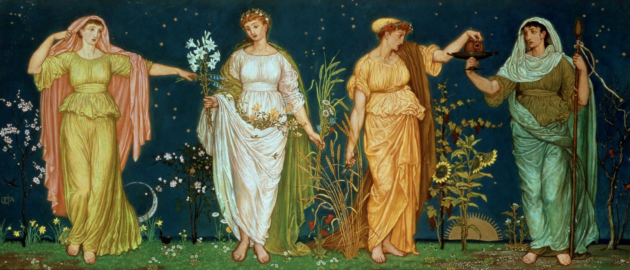 Le stagioni da Walter Crane