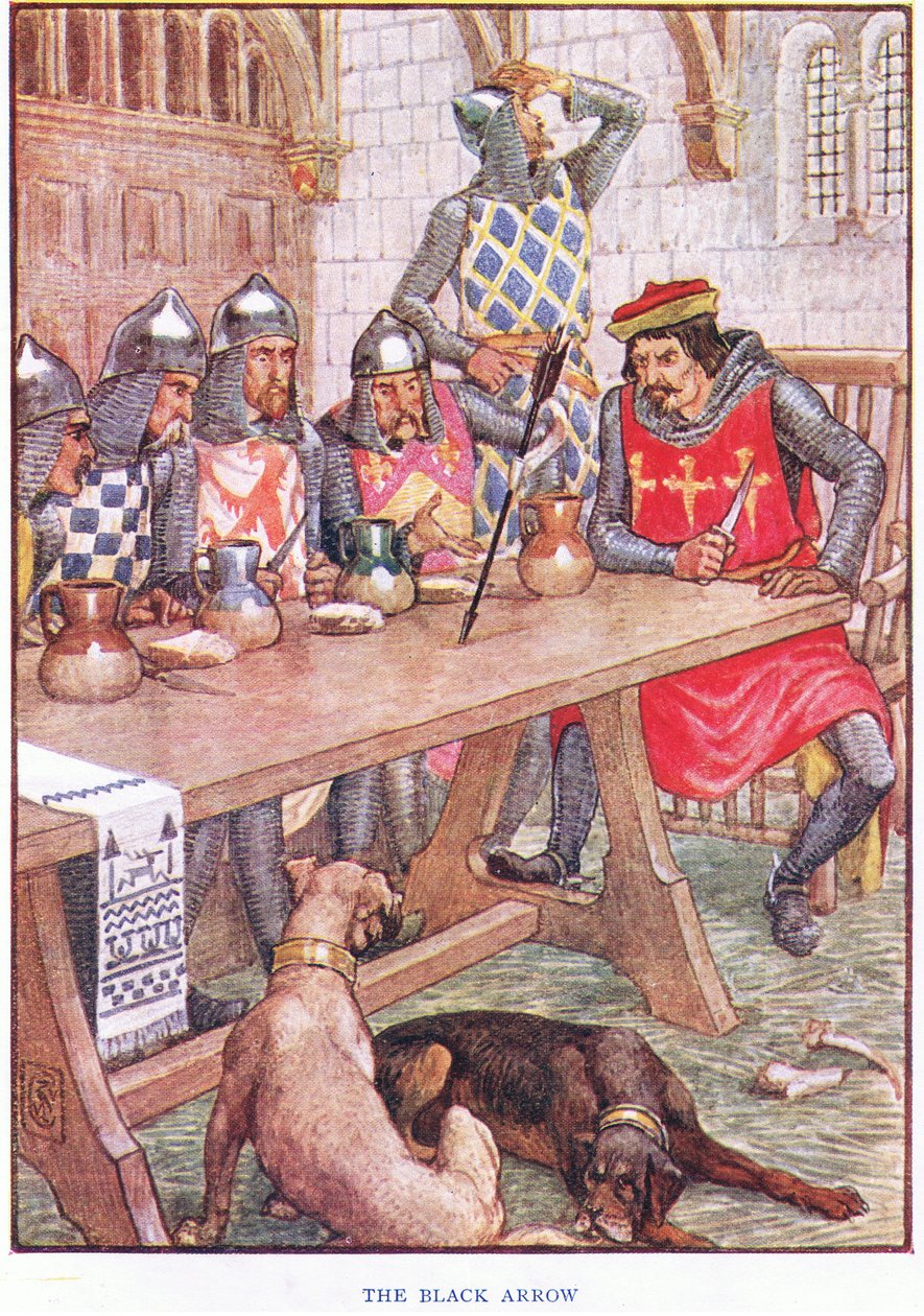 La freccia nera, c.1920 da Walter Crane