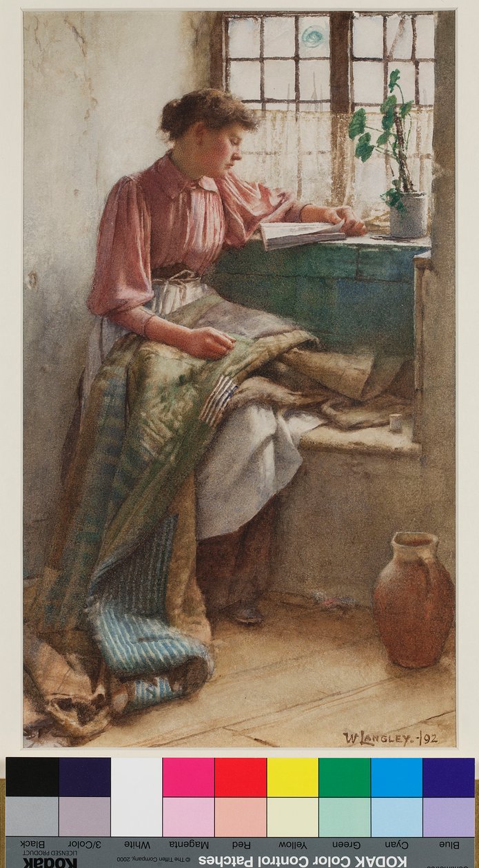 Momenti di ozio, 1892 da Walter Langley