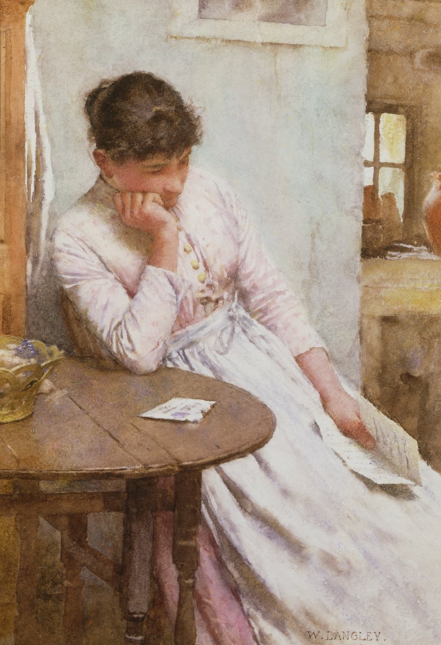 La lettera da Walter Langley
