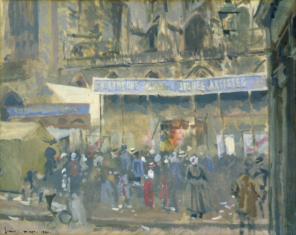 Teatro dei Giovani Artisti, Dieppe, 1890 da Walter Richard Sickert