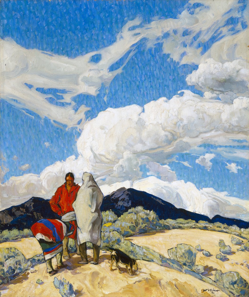 Il rendezvous, c.1914-22 da Walter Ufer