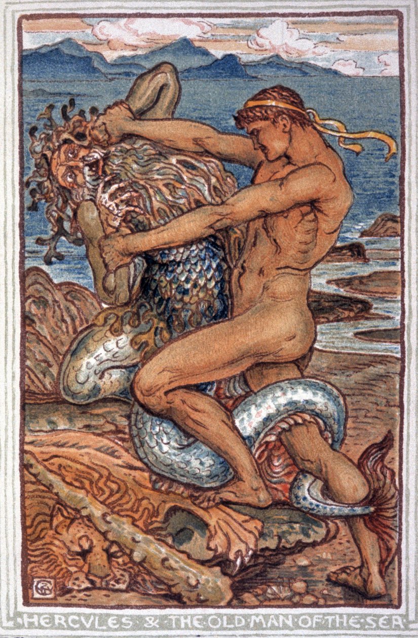Ercole e Nereo da Walter Crane