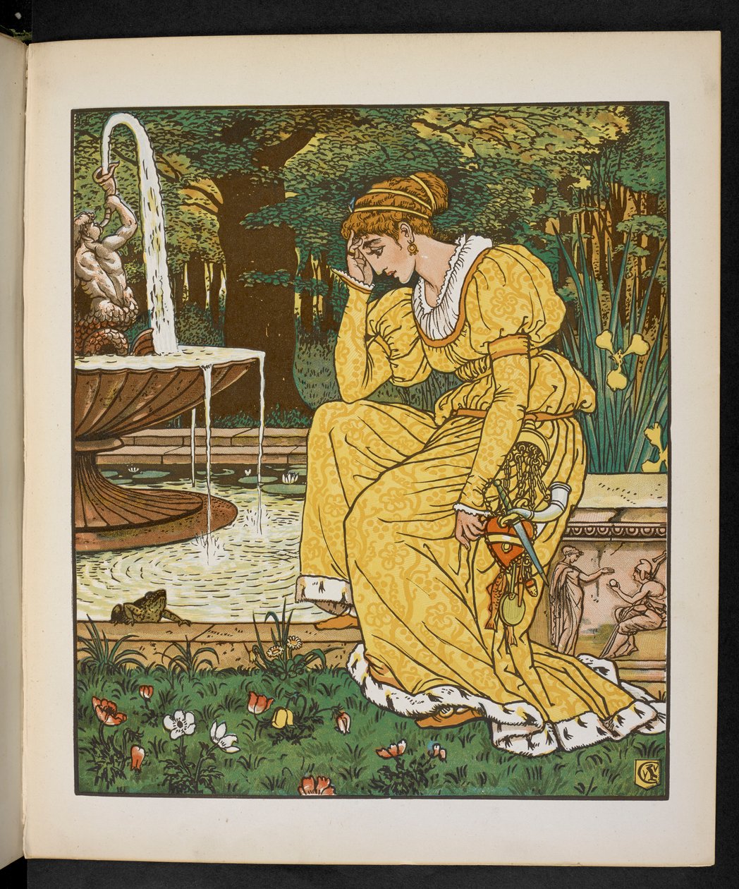 Illustrazione per il Principe Ranocchio da Walter Crane