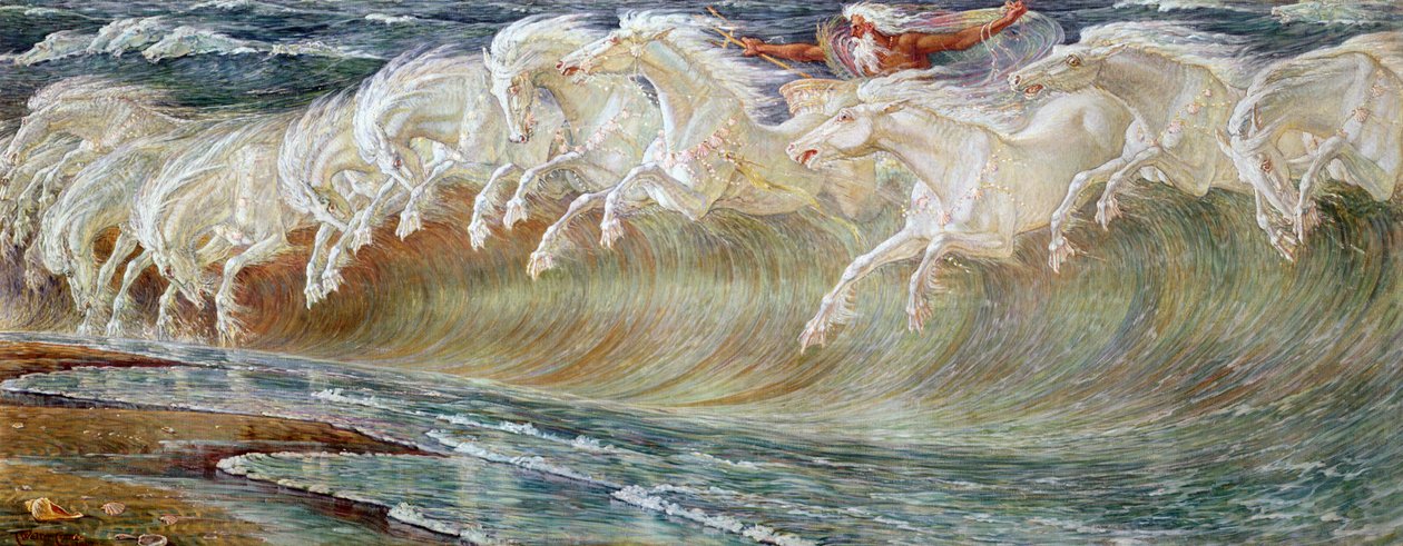 I cavalli di Nettuno da Walter Crane
