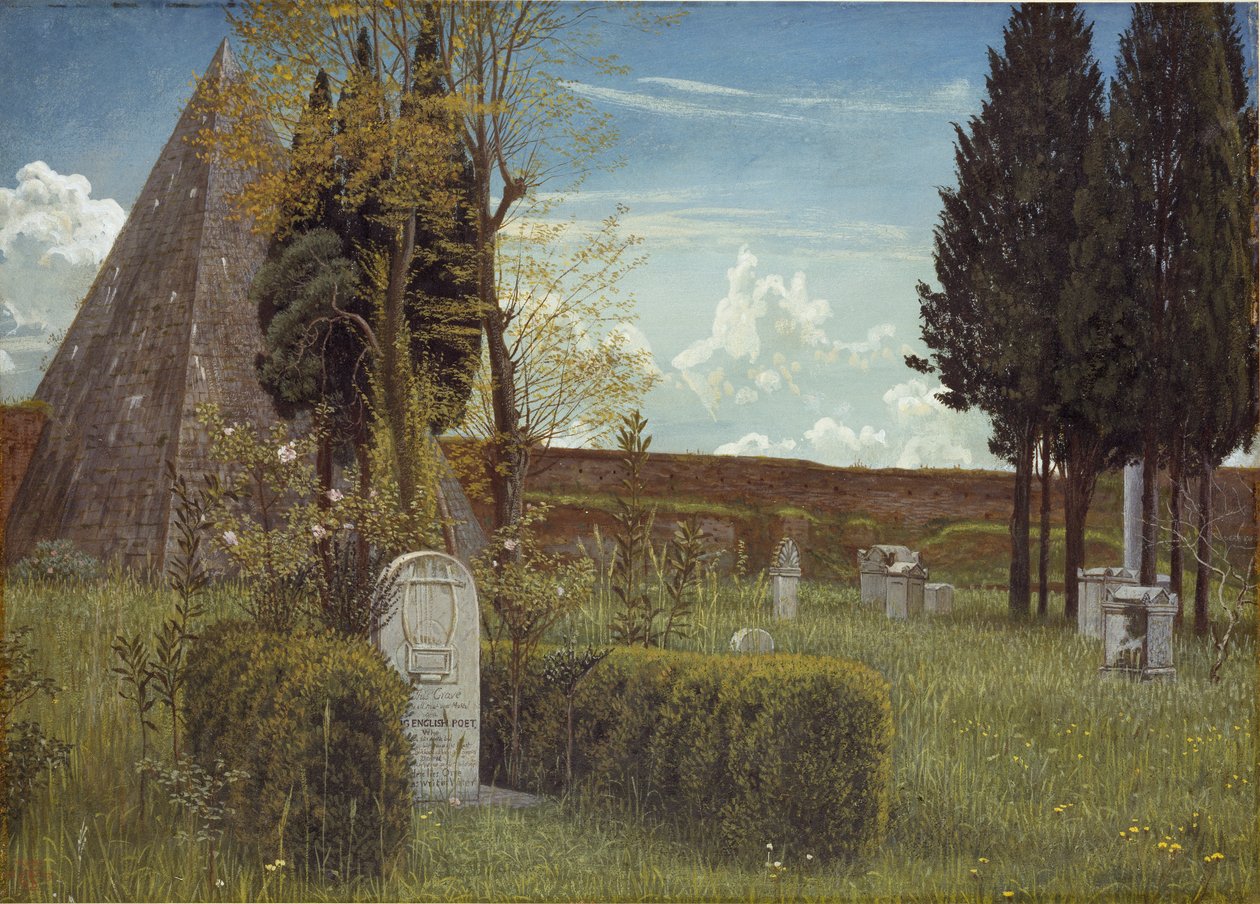 La tomba di Keats da Walter Crane