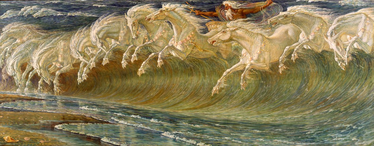 I cavalli di Nettuno, 1892 da Walter Crane