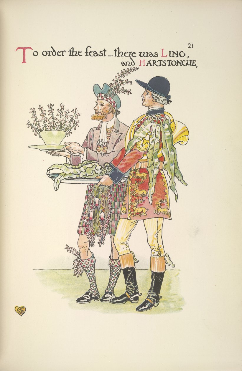 Due servitori, Ling e Hartstongue da Walter Crane