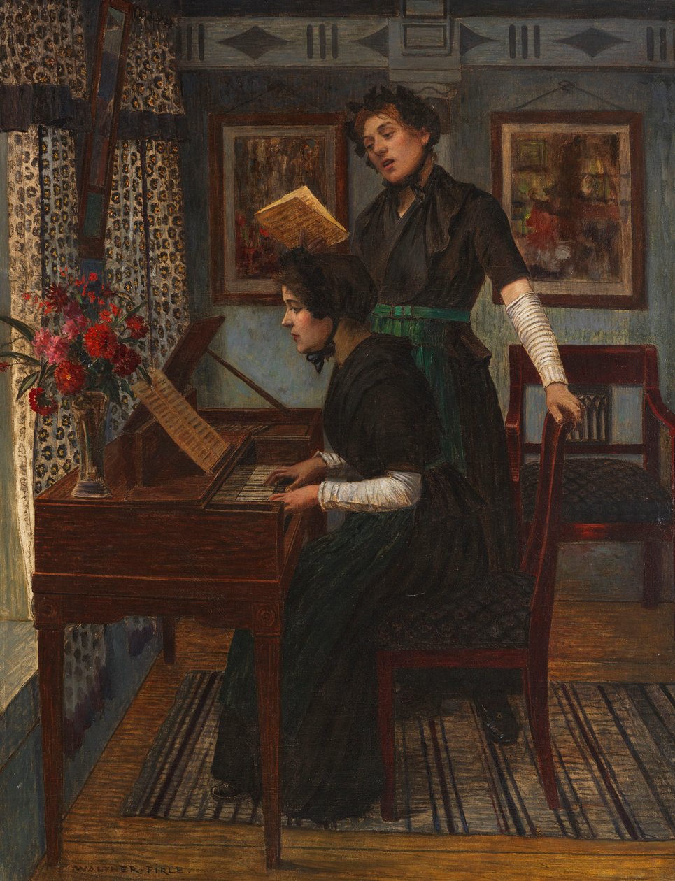 La lezione di musica da Walter Firle