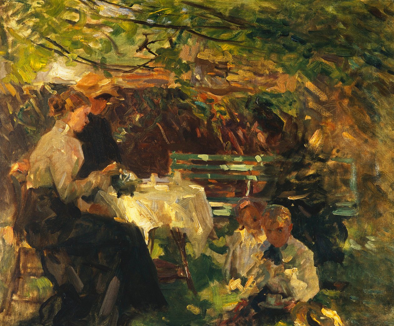 Tè in giardino, c.1902 da Walter Frederick Osborne