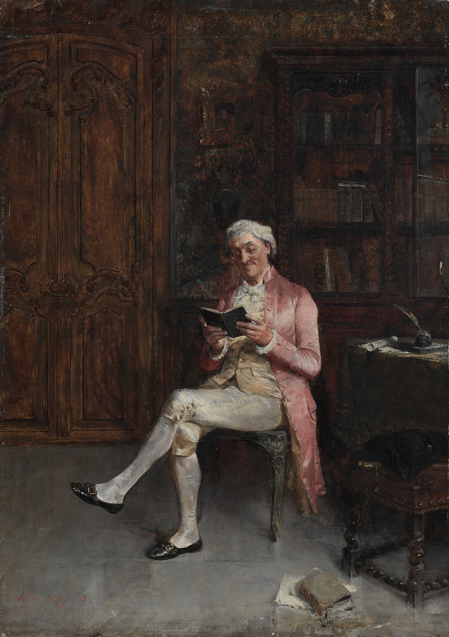 Un filosofo, 1882 da Walter Gay