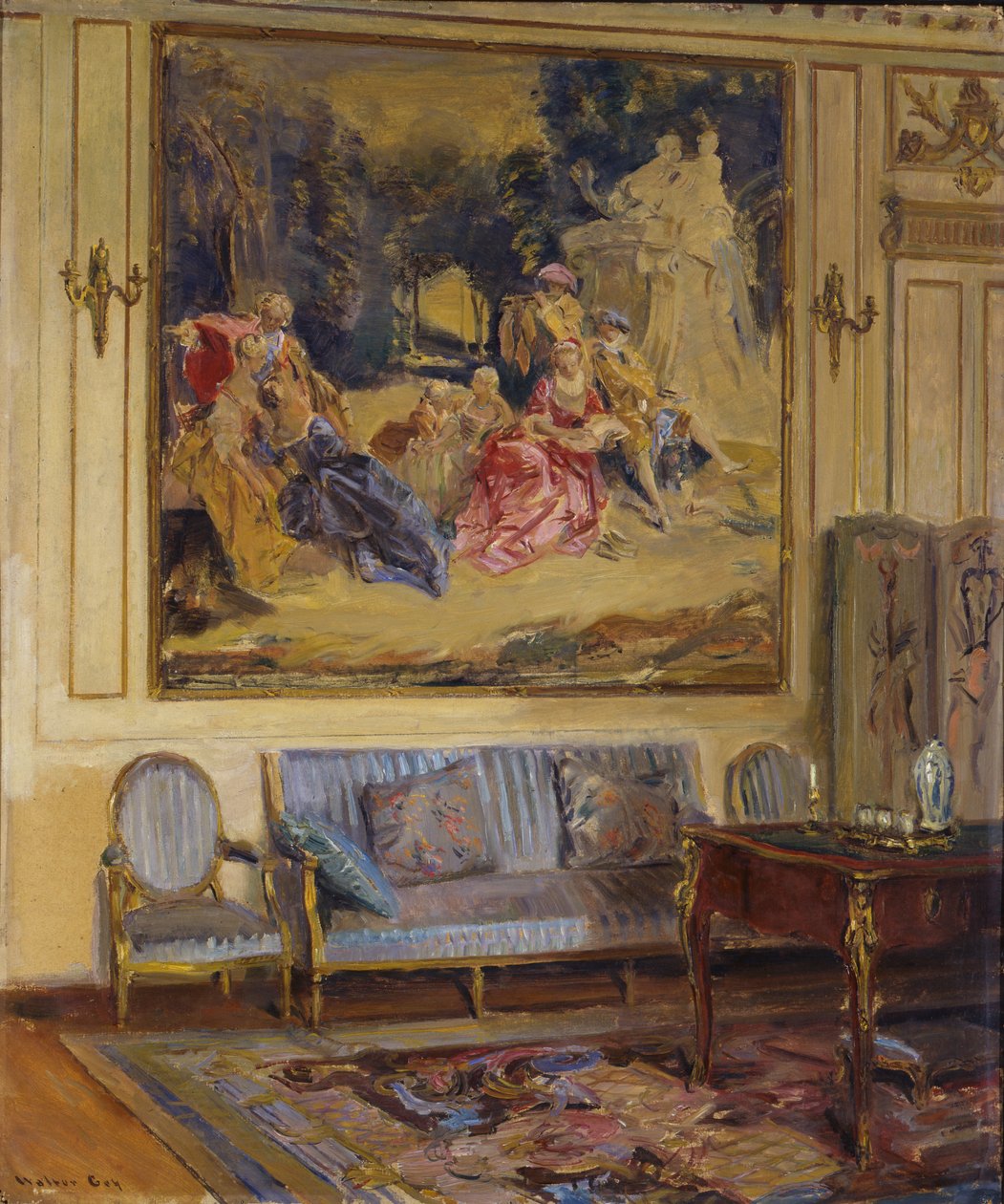 Boudoir, Chateau de Chaalis da Walter Gay