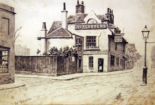Il Leone Nero, Old Church Street, Chelsea da Walter Greaves