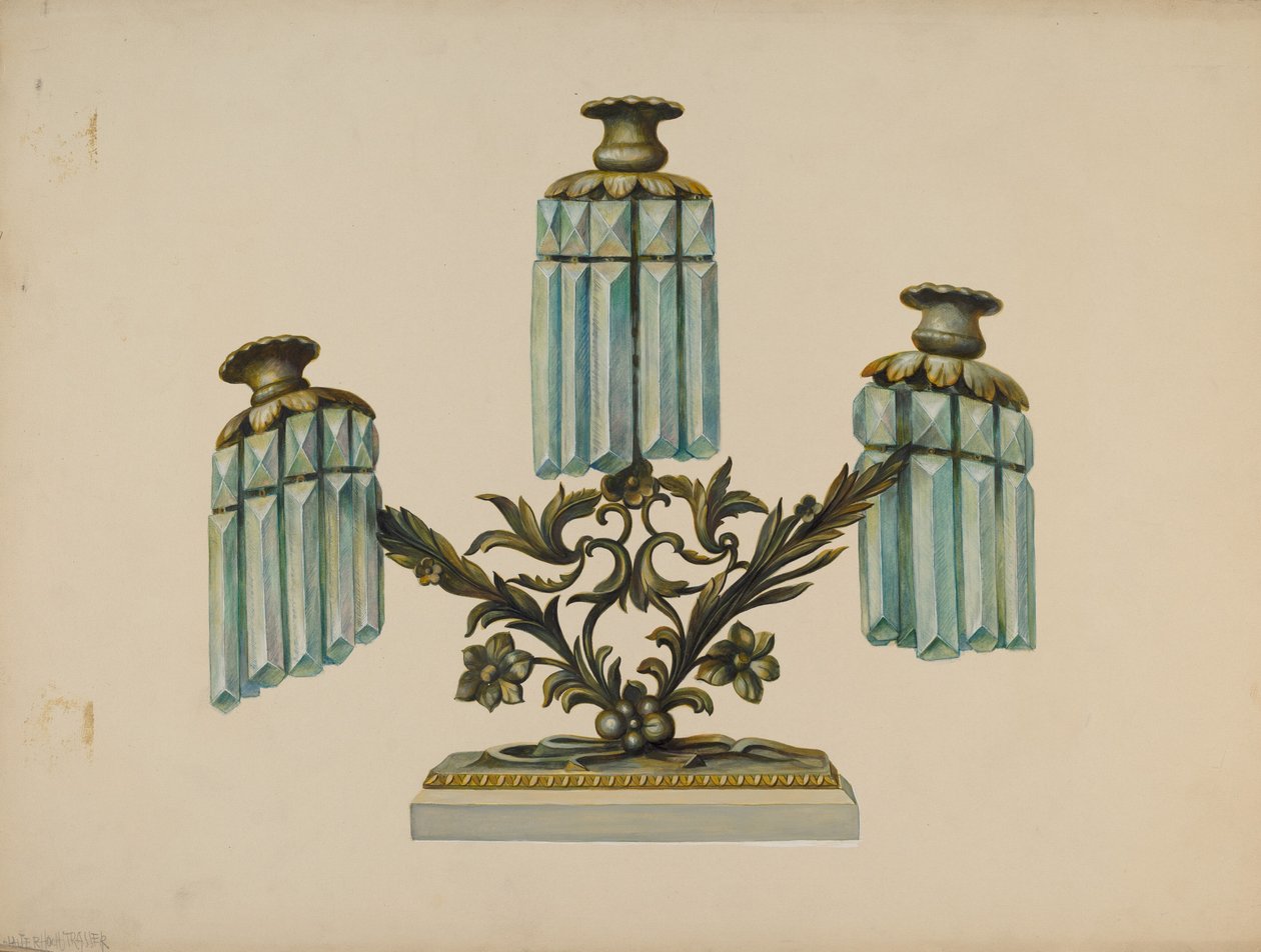 Candelabro, c. 1938 da Walter Hochstrasser