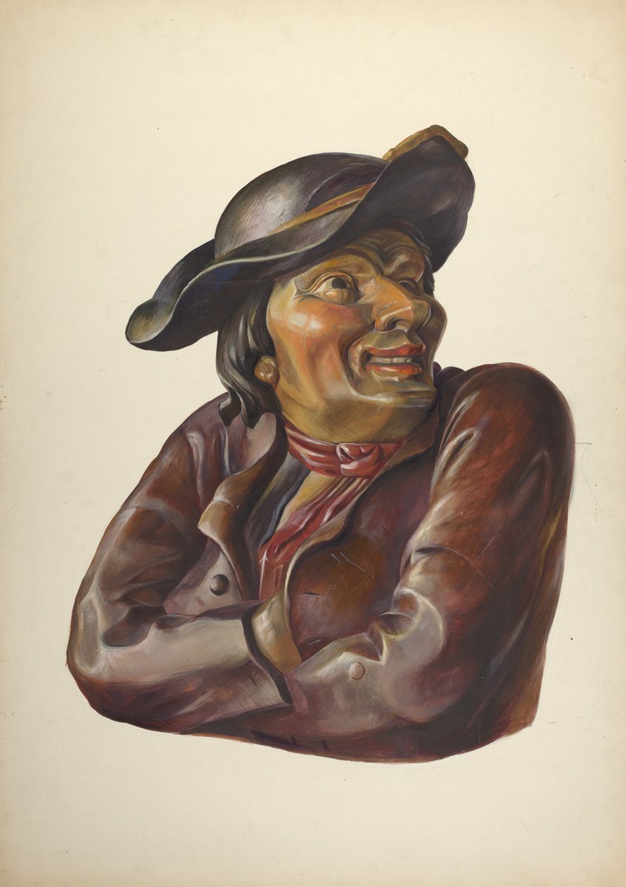 Busto da taverna, c. 1937 da Walter Hochstrasser