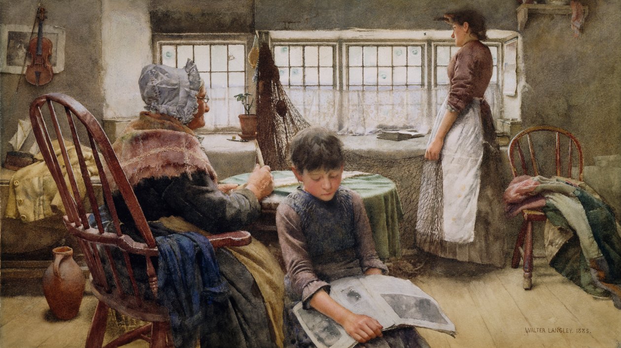 Ricordi, 1885 da Walter Langley