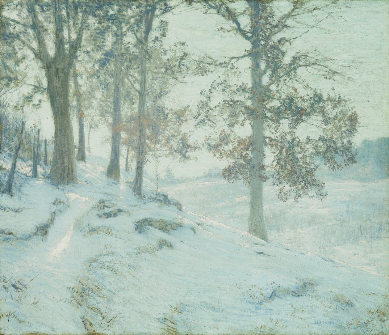 Foglie di Quercia Persistenti da Walter Launt Palmer
