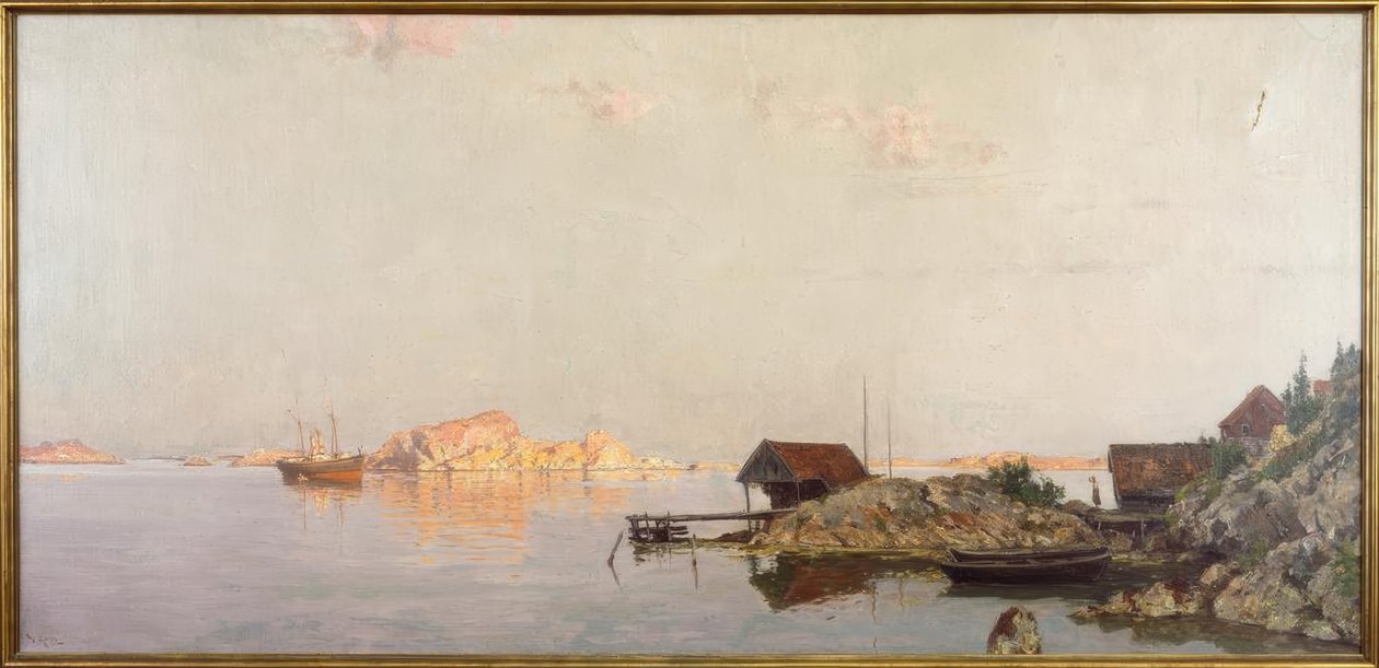 Paesaggio costiero scandinavo da Walter Moras