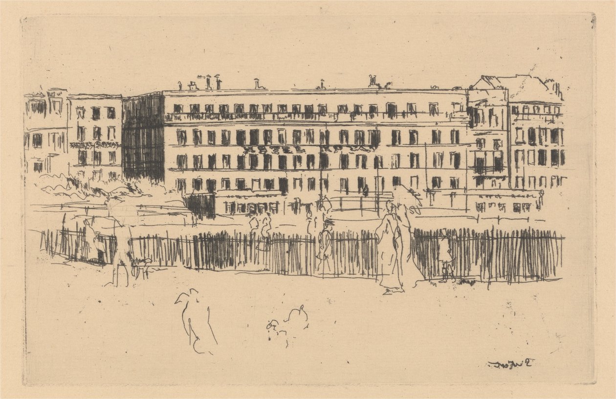Vecchio Hotel Royal Dieppe da Walter Richard Sickert